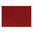 Papier thermocollant rouge pailleté - 14,8 x 21 cm