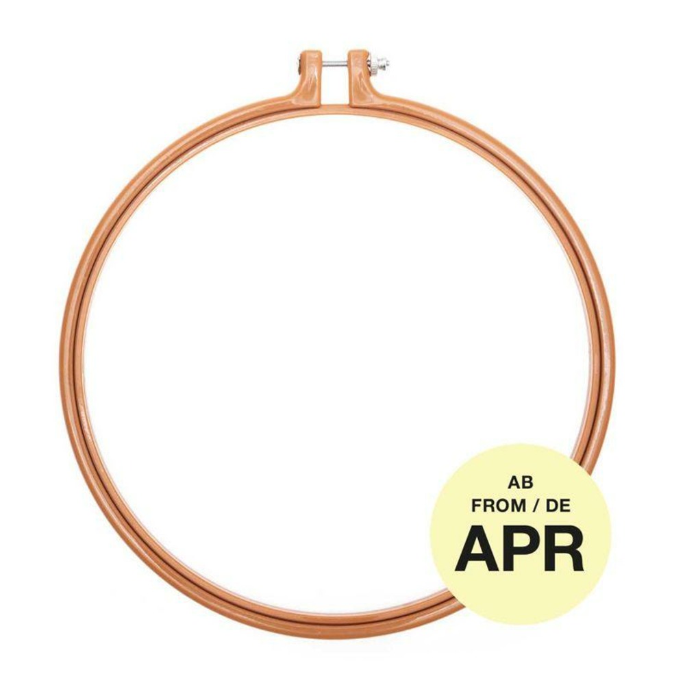 Anneau de broderie - moutarde - ø 22,8 cm