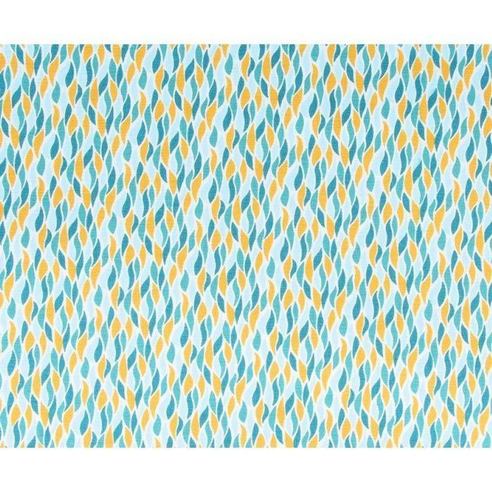 Coupon de tissu 55 x 45 cm - flammes orange et bleues