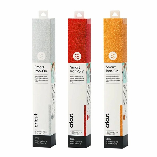 3 flex thermocollants pailletés 91 x 33 cm - doré, rouge, argenté