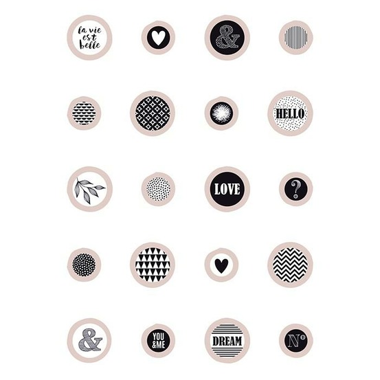 Boutons bois epoxy la vie est belle