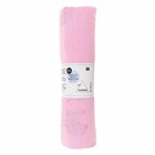 Tissu double gaze de coton 50 x 130 cm - 130 g / m² - rose et hot foil