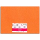Flex thermocollant à paillettes - orange fluo - 30 x 21 cm