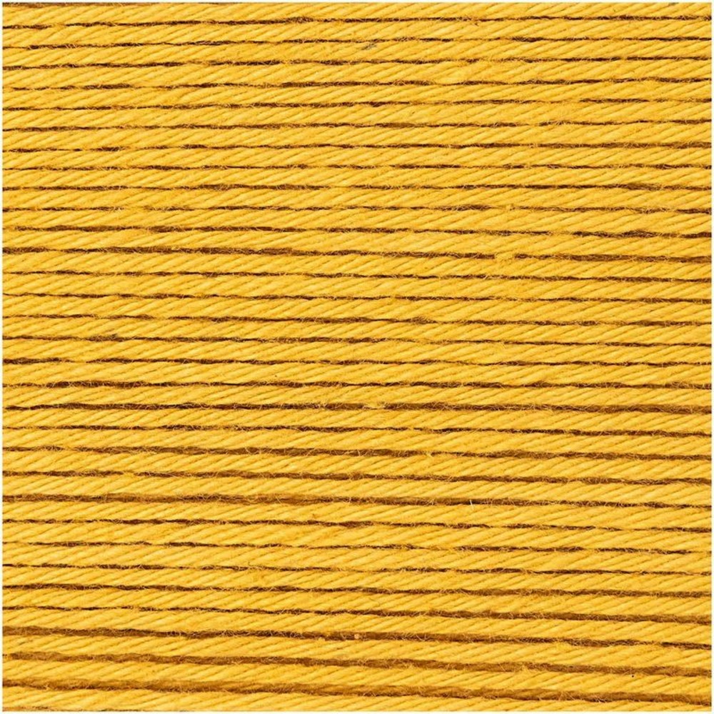 Pelote de coton - safran - 57,5 m