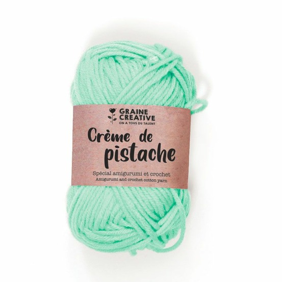 Fil de coton spécial crochet et amigurumi 55 m - vert clair