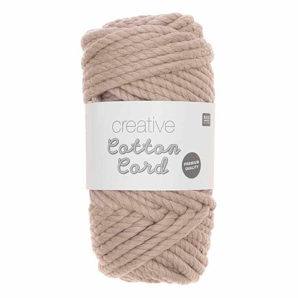 Pelote de corde en coton 25 m - rose pastel