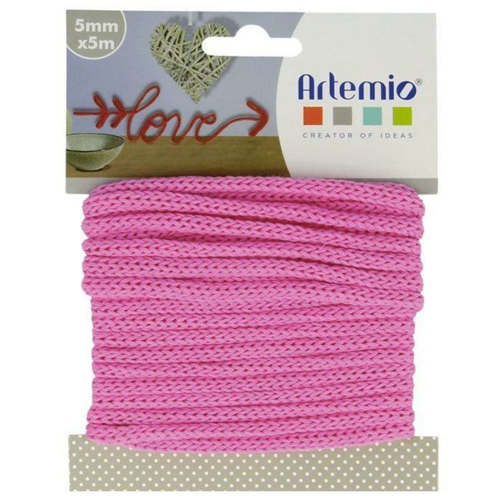 Fil à tricotin 5 mm x 5 m - fuchsia