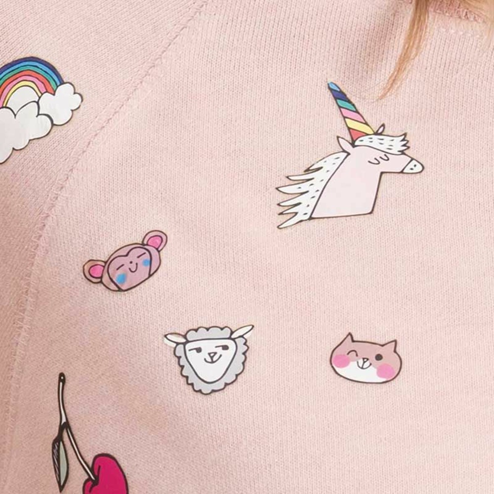 Ecussons thermocollants à repasser - animaux visages souriants