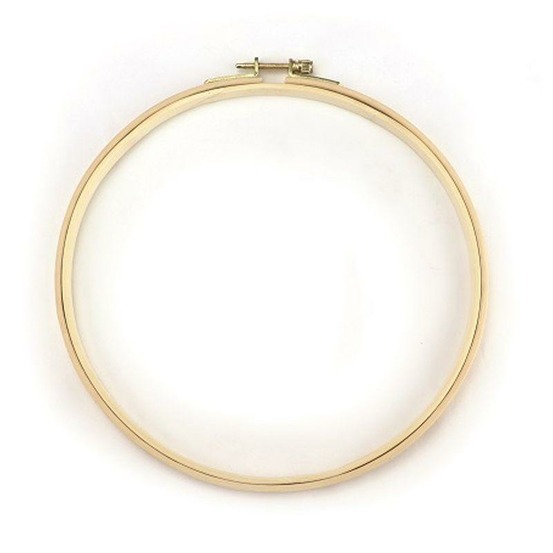 Tambour à broder en bois ø 25 cm