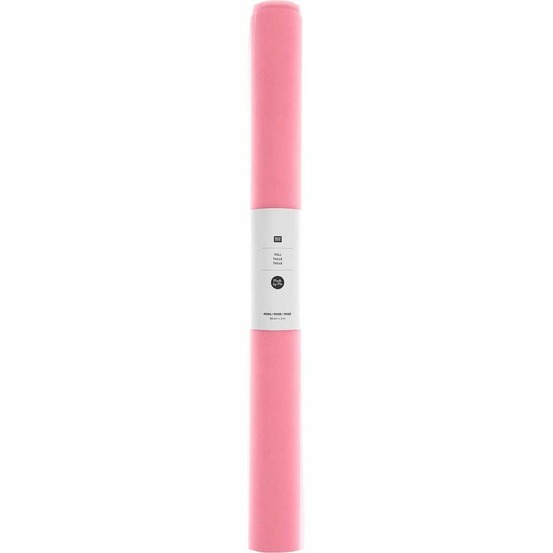 Rouleau de tulle 50 cm x 5 m - rose