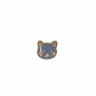 Pin's - chat - gris - 13 x 12 mm
