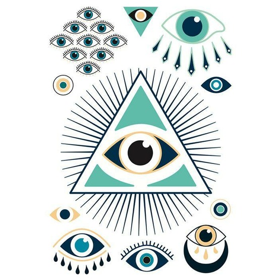 Transfert thermocollant à repasser a4 - œil de la providence