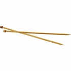 2 aiguilles à tricoter en bambou 35 cm - ø 7 mm