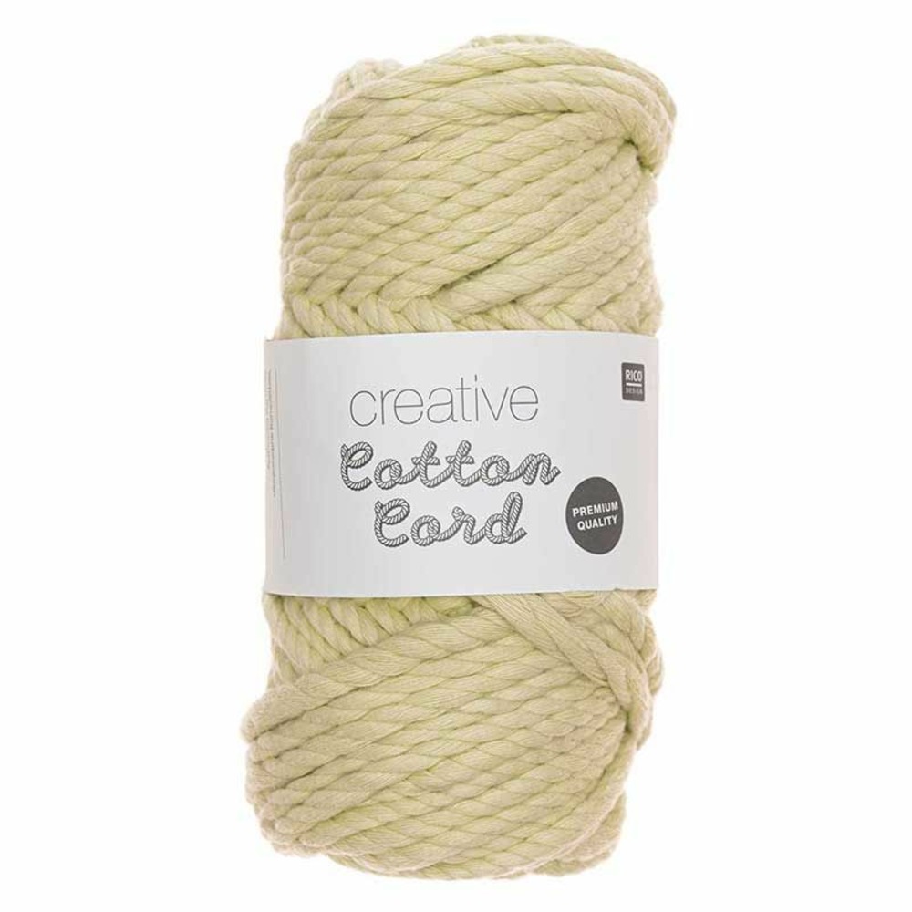 Pelote de corde en coton 25 m - vert pastel