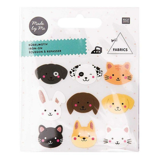 Ecussons à repasser pour enfants - animaux de compagnie