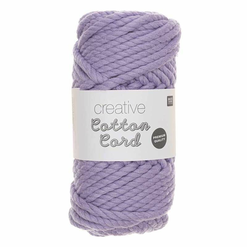 Pelote de corde en coton 25 m - lilas