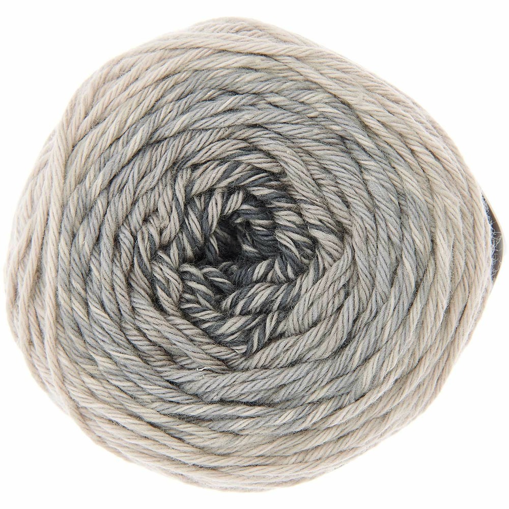 Pelote fil coton gris - ricorumi spin spin 50 g