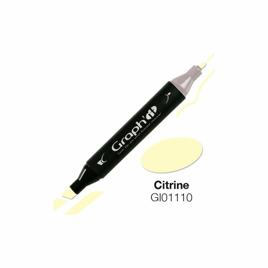 Marqueur graph'it à double pointe - citrine