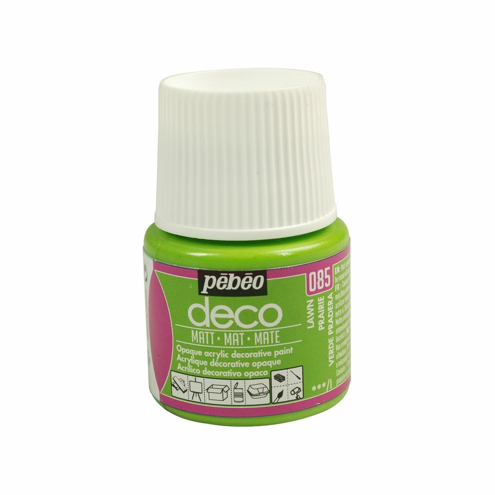 Peinture acrylique opaque mate - vert prairie - 45 ml