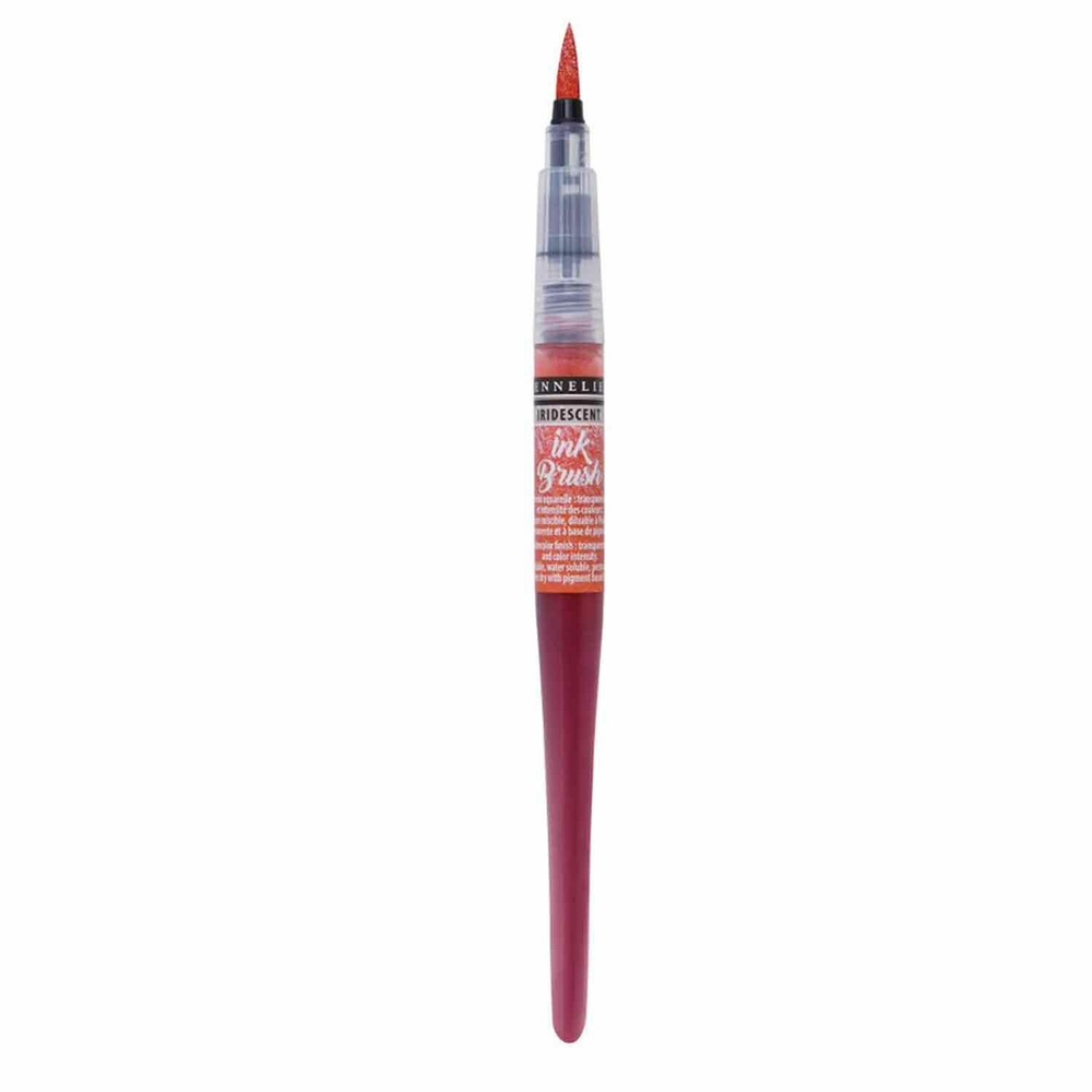 Pinceau à réservoir ink brush 6,5 ml - rose orange irisé
