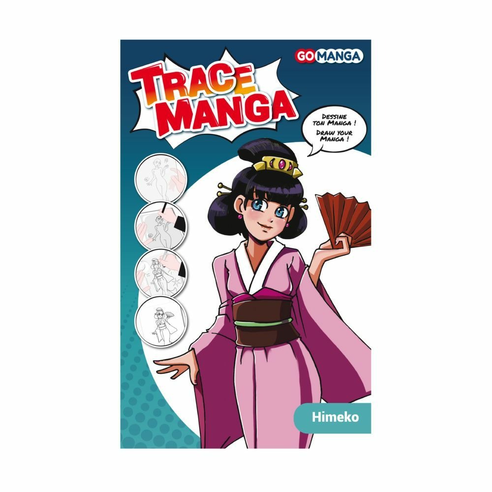 Kit de dessin trace manga go manga - himeko