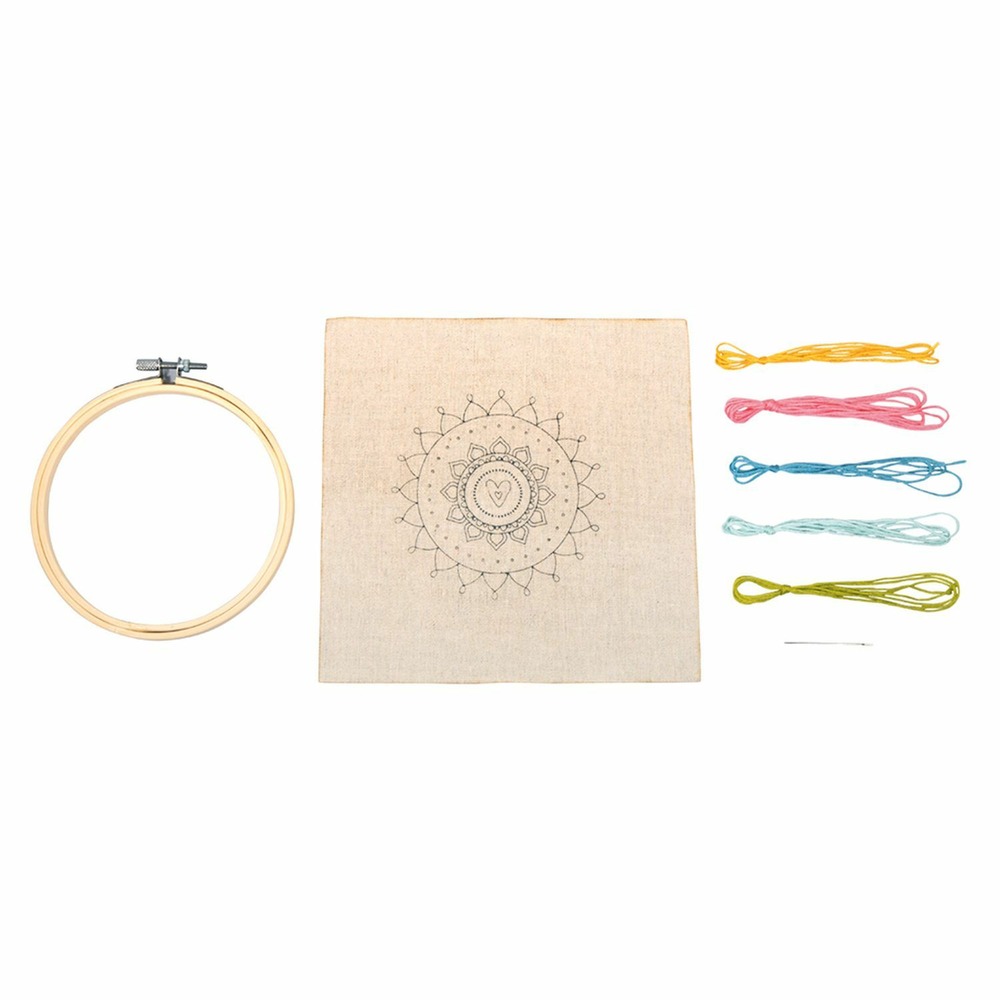 Kit de broderie - mandala - 13,5 cm