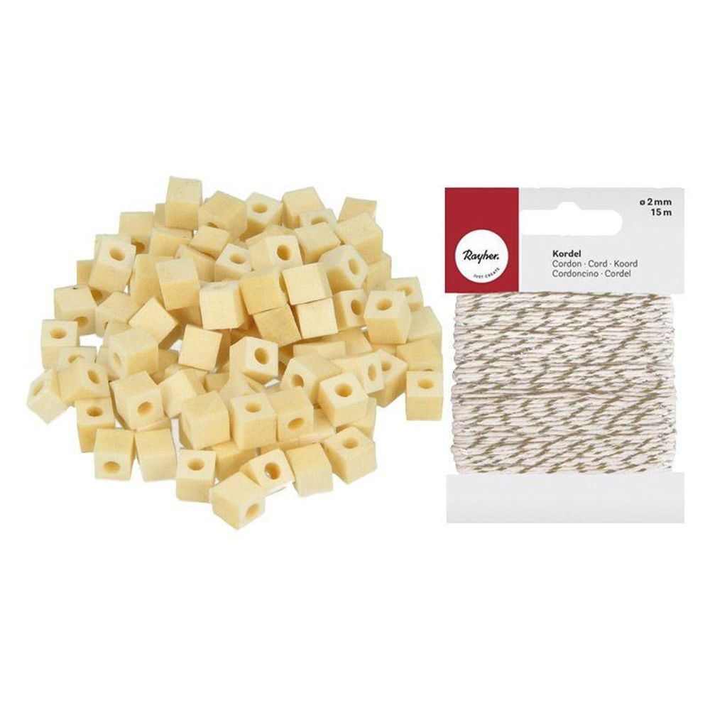 Chevilles Ivars Ailées PE 50x50 - Boîte Blister De 100 Pièces, Pointe Carrée