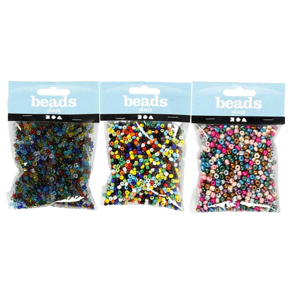 Perles de rocaille ø 4 mm - 390 g