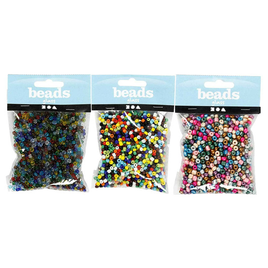 Perles de rocaille ø 4 mm - 390 g