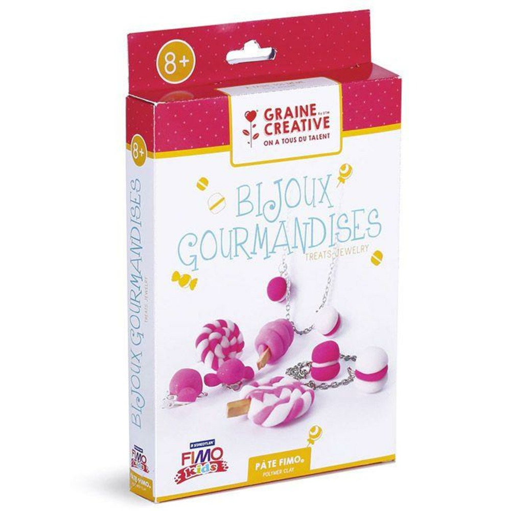 Coffret pour enfants bijoux gourmands à faire soimême en pâte