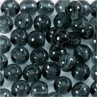45 perles en verre à facettes rondes ø 4 mm - gris foncé