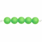 24 perles rondes 10 mm - vert