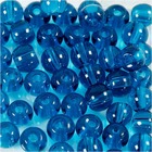 45 perles en verre à facettes rondes ø 4 mm - turquoise