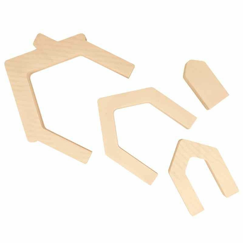 Puzzle en bois maison - 17,5 x 17,5 cm