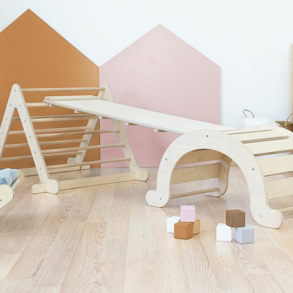 Jeu d'équilibre et motricité piky - bois naturel