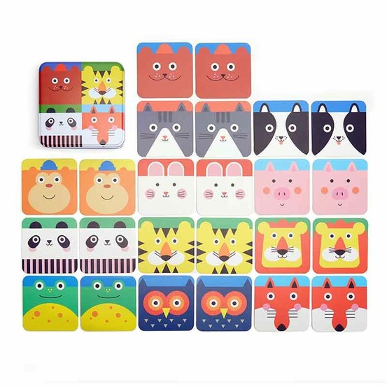 Jeu de voyage enfant - memory animaux