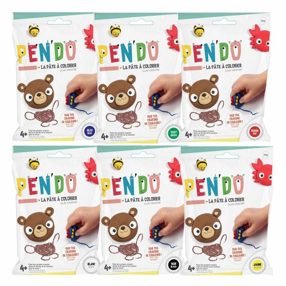 6 crayons de couleur à faire soi-même