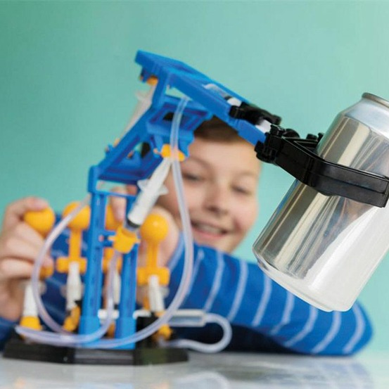 Découverte de la science - super bras hydraulique à construire