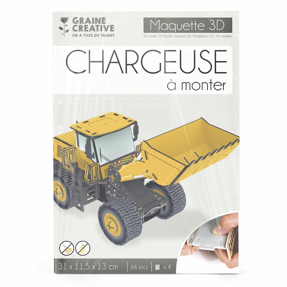Maquette à construire chargeuse