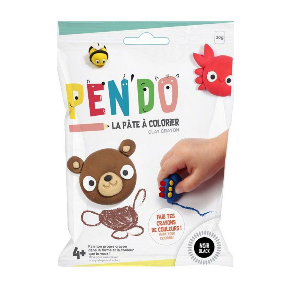 Pâte pen'do noir 30 g - fabriquer ses crayons de couleurs
