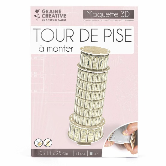 Maquette à construire tour de pise