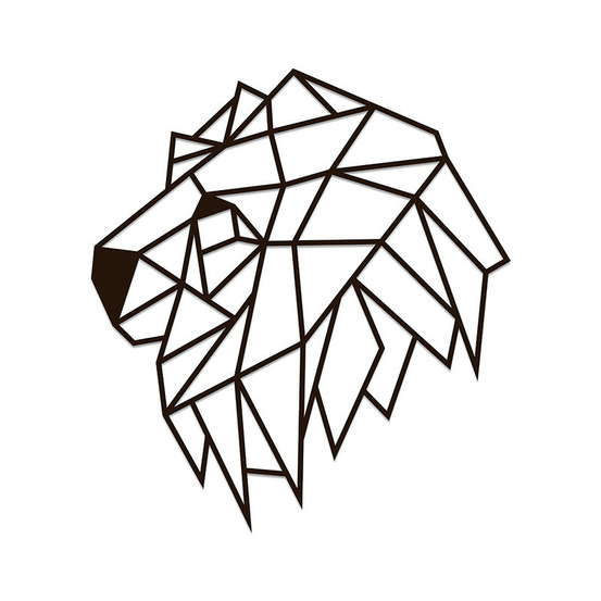 Puzzle mural en bois - lion 60,5 cm