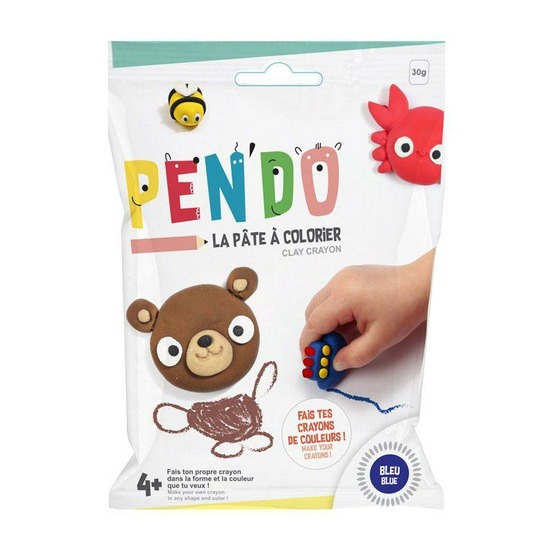 Pâte pen'do bleu 30 g - fabriquer ses crayons de couleurs