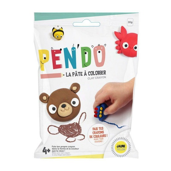 Pâte pen'do jaune 30 g - fabriquer ses crayons de couleurs