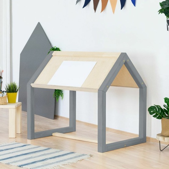 Table d'activités gris art