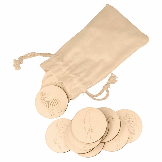 Jeu de mémory en bois safari