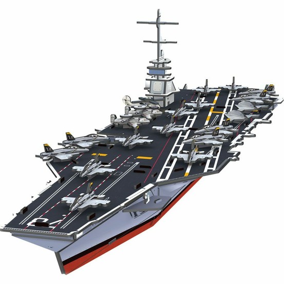 Maquette porte-avion à construire soi-même