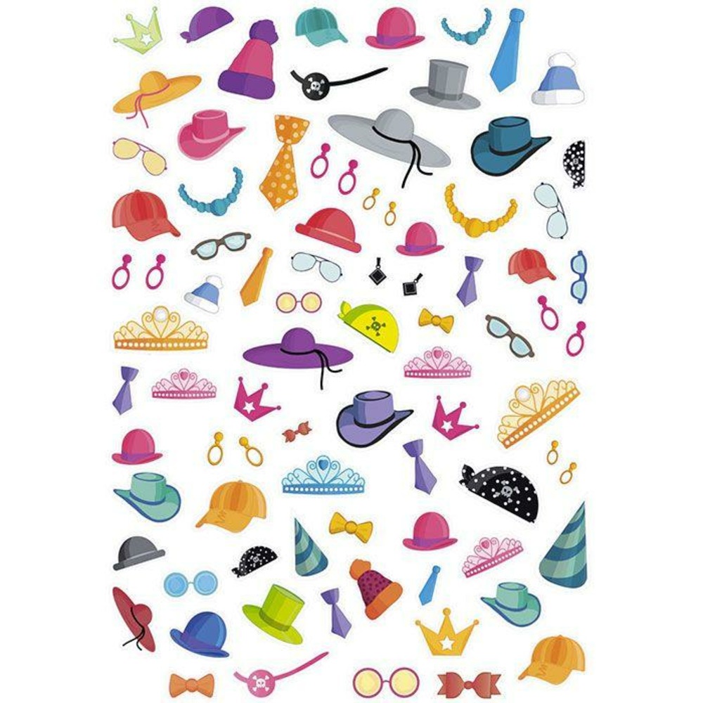120 gommettes adhésives - accessoires et déguisement
