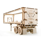 Maquette en bois 3d - remorque camion 36,5 cm