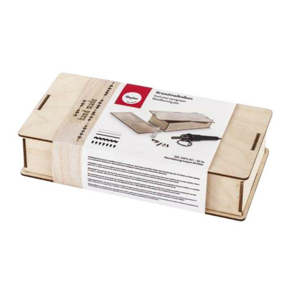 Coffret pyrograveur - boîte en bois